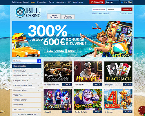 Jouer sur le casino en ligne sans téléchargement Casino Blu