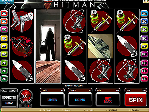 Hitman free flash slots machine