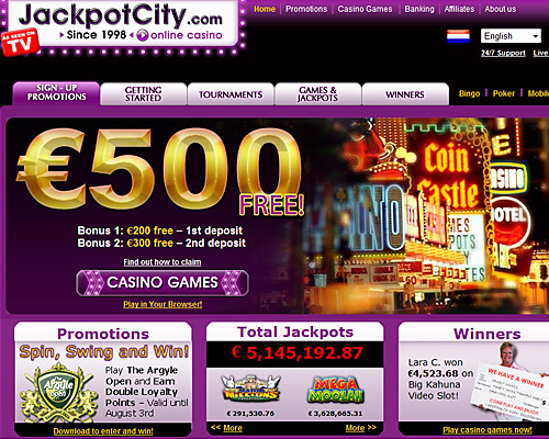 Lobby jackpot city casino