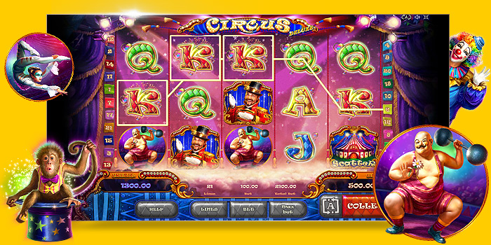 Machine à sous sur le cirque : Circus Deluxe 