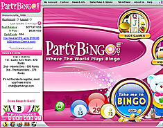 Play online to Party Bingo