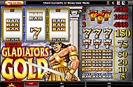 gladiator gold's free slots machine