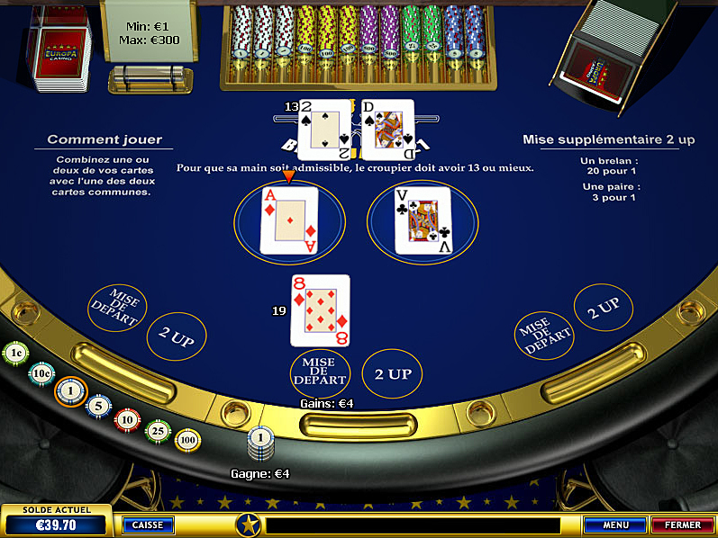 blackjack europa casino en ligne