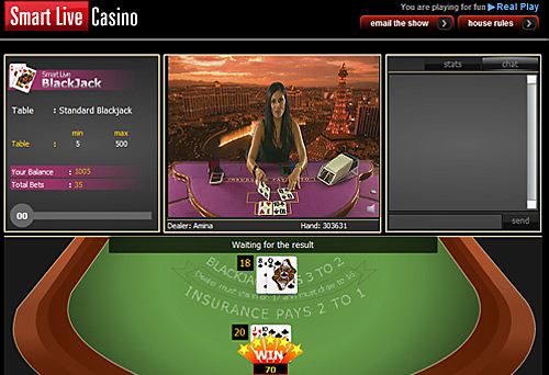 Play Live Online Blackjack With Real Presenters