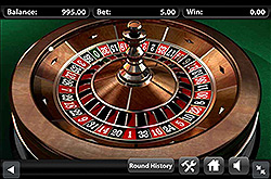 Roulette de casino en ligne sur mobile (smartphone)