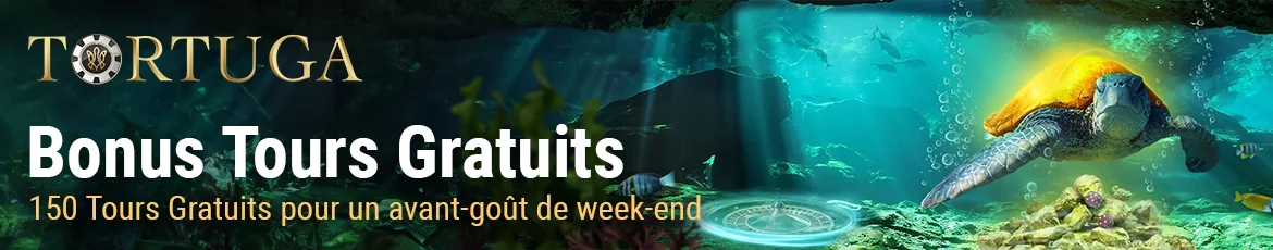 Bonus Tours Gratuits le jeudi sur le Casino Tortuga