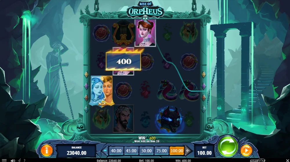 Gameplay machine à sous Play'n Go Rise of Orpheus