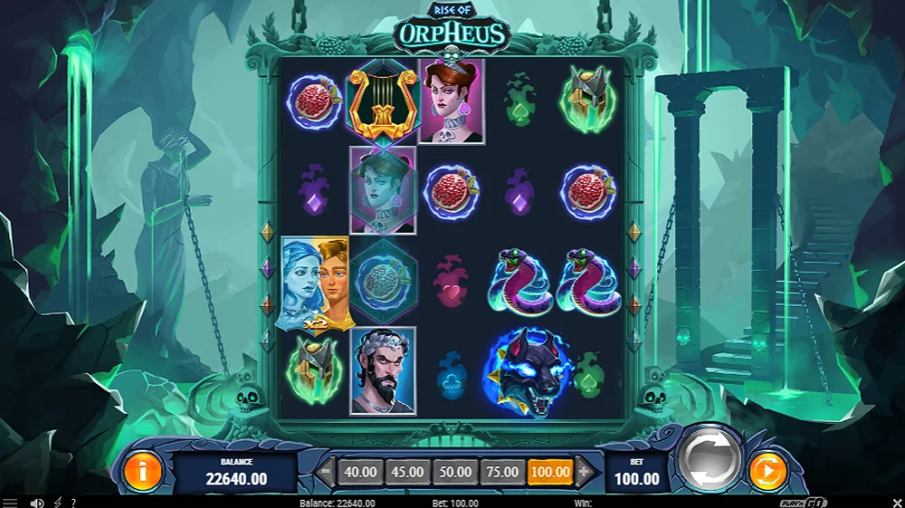 Rise of Orpheus, jeu de casino en ligne Play'n Go