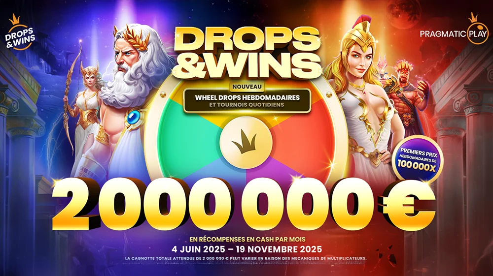 Wheel Drops : La nouvelle fonctionnalité signée Pragmatic Play qui fait tourner les têtes