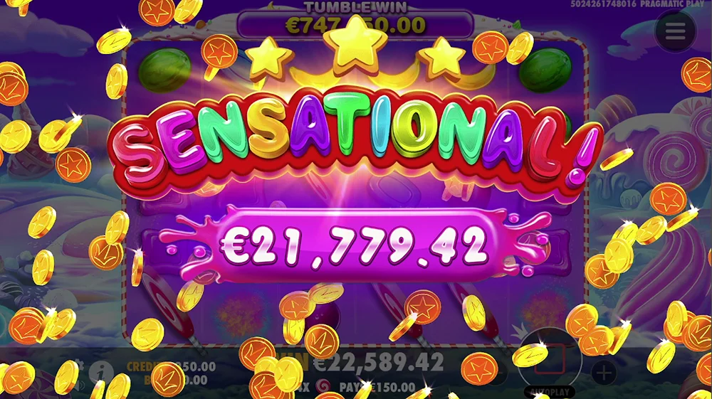 Gros gains remportés sur la machine à sous Sweet Bonanza 1000 de Pragmatic Play