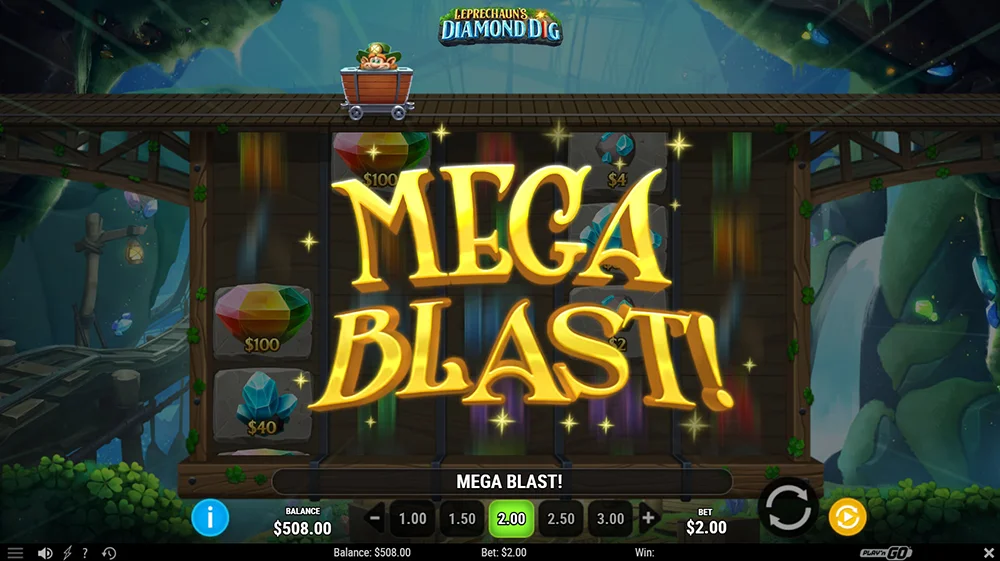Bonus Machine à sous Leprechaun's Diamond Dig