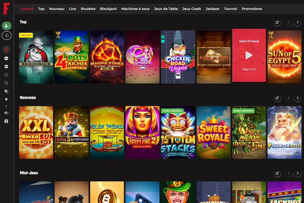 Jouer sur le casino en ligne Fatboss