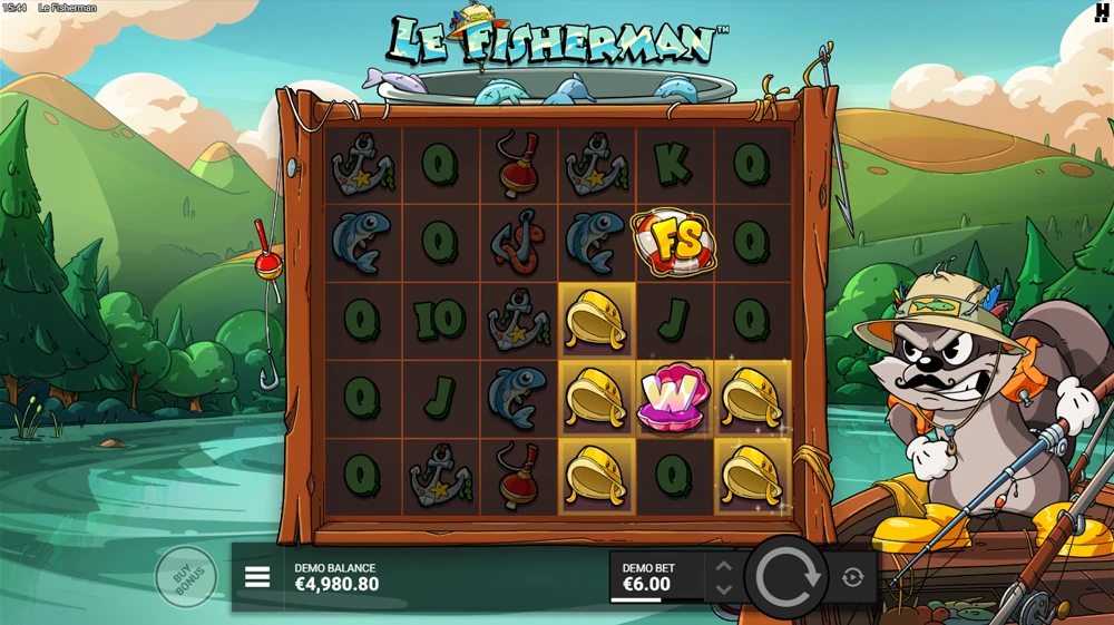 Le Fisherman, une machine à sous qui propose une style graphique original