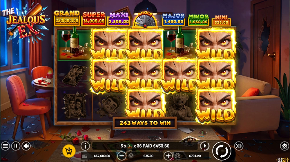 Machine à sous The Jealous Ex de Betsoft Gaming