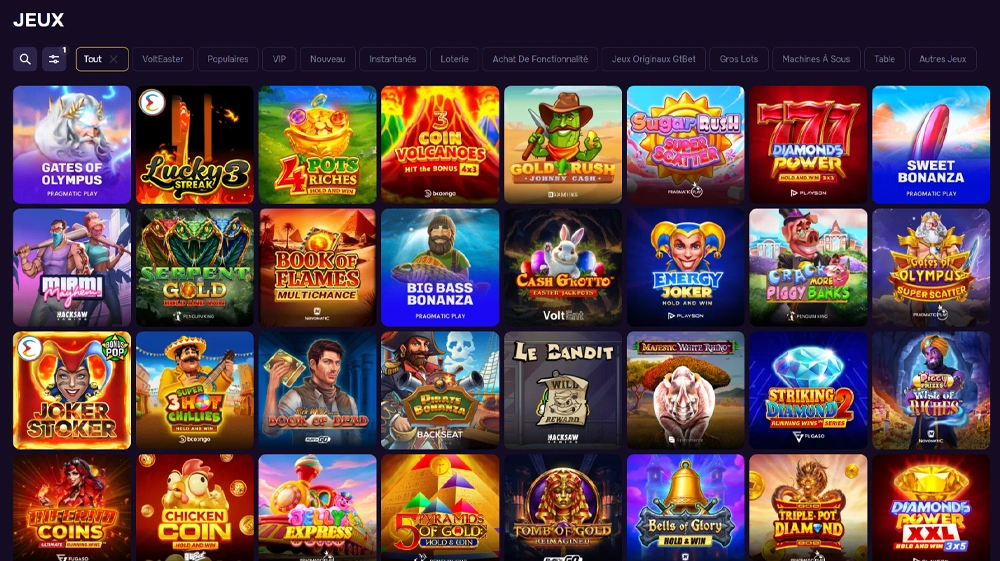 Machines à sous casino GT.bet